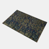 Vintage William Morris–Baum des Lebens Fußmatte (Schrägansicht)