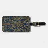 Vintage William Morris–Baum des Lebens Gepäckanhänger (Vorderseite horizontal)