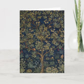 Vintage William Morris–Baum des Lebens Karte (Vorderseite)