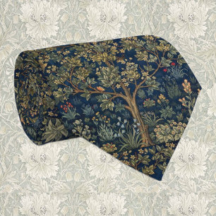 Vintage William Morris–Baum des Lebens  Krawatte