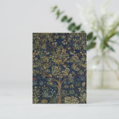 Vintage William Morris–Baum des Lebens Postkarte (Stehend Vorderseite)