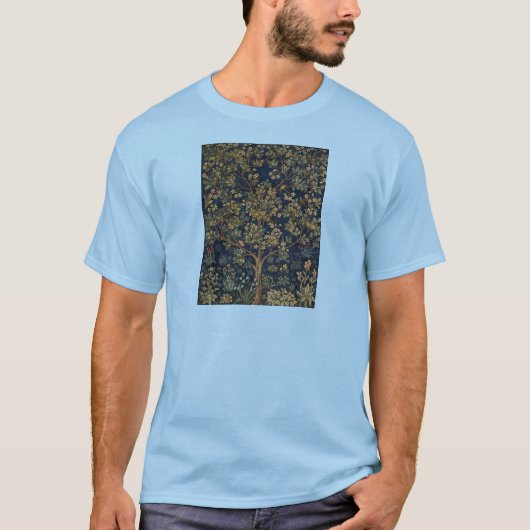 Vintage William Morris–Baum des Lebens T-Shirt (Vorderseite)