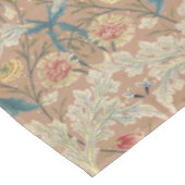 Vintage William Morris Bloral Stickerei Tischdecke (Schrägansicht)