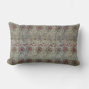 Vintage-William-Morris-Blumen-Corncockle-Blüten Lendenkissen