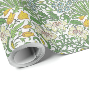 Vintage William Morris Blumen Garten Tapete Geschenkpapier