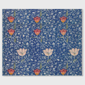 Vintage William-Morris-Blumenart Geschenkpapier (Flach)