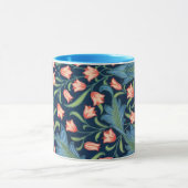 Vintage-William-Morris-Blumenmuster Tasse (Zentrum)