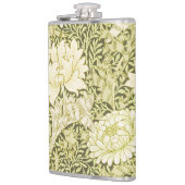 Vintage-William-Morris-Chrysanthemen-Muster Flachmann (Links)
