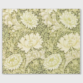 Vintage-William-Morris-Chrysanthemen-Muster Geschenkpapier (Flach)