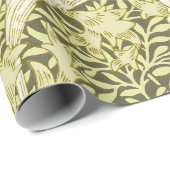 Vintage-William-Morris-Chrysanthemen-Muster Geschenkpapier (Rolleneckpunkt)