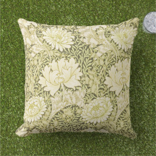 Vintage-William-Morris-Chrysanthemen-Muster Kissen