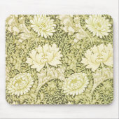 Vintage-William-Morris-Chrysanthemen-Muster Mousepad (Vorne)