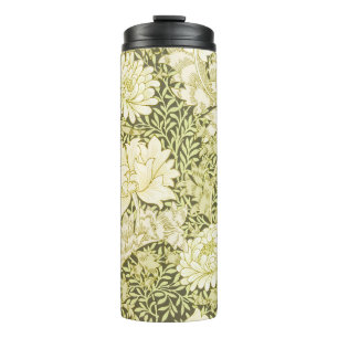 Vintage-William-Morris-Chrysanthemen-Muster Thermosbecher