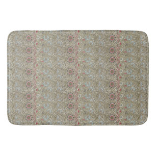 Vintage William Morris Corncockle Blume Badematte