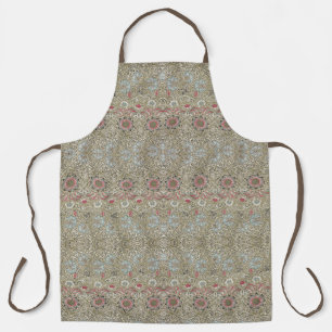 Vintage William Morris Corncockle Blume Schürze