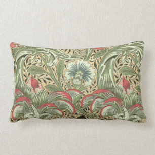 Vintage-William-Morris-Corncockle-Blumen Lendenkissen