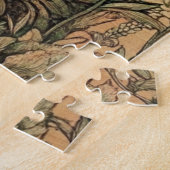 Vintage William Morris Cottage Tan Rabbit Puzzle (Seite)