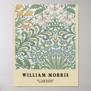 Vintage William Morris Garten Ausstellung Poster
