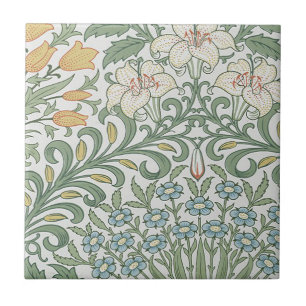 Vintage William Morris Garten Fliese