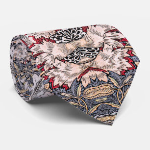 Vintage William Morris Geißblatt Berühmtes Design Krawatte