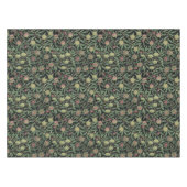 Vintage-William-Morris-Granatäpfel-Fruchtmuster Tischdecke (Vorderseite (Horizontal))