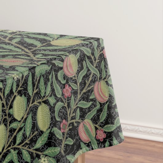 Vintage-William-Morris-Granatäpfel-Fruchtmuster Tischdecke (Beispiel)