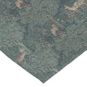 Vintage William Morris Grünwaldtiere Großer Tischläufer (Ecke)