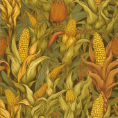 Vintage William Morris Herbstmais Satinband