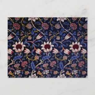 Vintage-William-Morris-Muster, Evenlode Postkarte