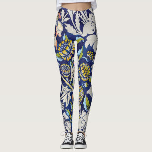 Vintage-William-Morris-Muster Leggings
