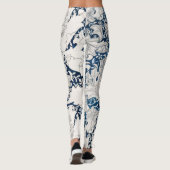 Vintage-William-Morris-Muster  Leggings (Rückseite)
