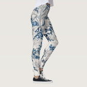 Vintage-William-Morris-Muster  Leggings (Rechts)