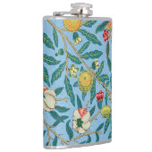 Vintage-William-Morris-Muster 'Vier Früchte' Flachmann (Rechts)