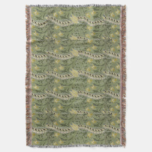 Vintage William Morris Ostergelke Blumen Gelb Decke