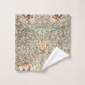 Vintage William Morris Pattern  Badhandtuch Set (Waschlappen)