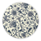 Vintage William Morris Pattern Keramikknauf (Vorderseite)