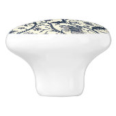 Vintage William Morris Pattern Keramikknauf (Seitenansicht)