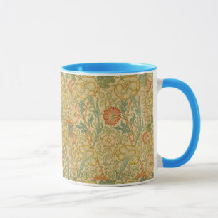 Vintage William Morris Pink und Rose Tasse