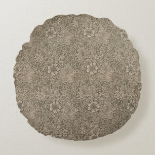 Vintage William Morris Ringelblume Rundes Kissen