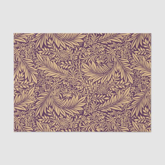Vintage-William-Morris-Rittersporn-Muster Seidenpapier (Vorderseite)