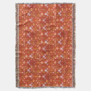 Vintage William Morris Rose und Lilie Decke