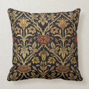 Vintage William Morris Rose und Lilie Kissen