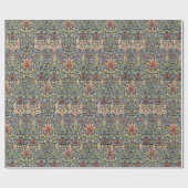 Vintage William Morris Snakehead Geschenkpapier (Flach)