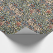 Vintage William Morris Snakehead Geschenkpapier (Ecke)