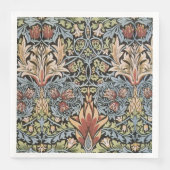 Vintage William Morris Snakehead Serviette (Vorderseite)