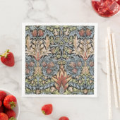 Vintage William Morris Snakehead Serviette (Beispiel)