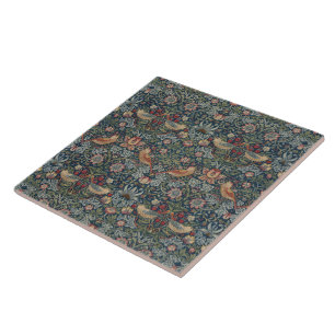 Vintage William Morris Strawberry Thief Fliese