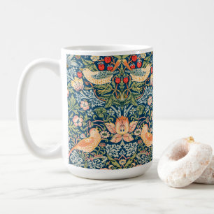 Vintage-William-Morris-''Strawberry-Thief''-Muster Kaffeetasse