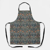 Vintage William Morris Strawberry Thief Schürze (Vorderseite)