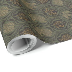 Vintage William Morris Tulpe und Lilie Geschenkpapier